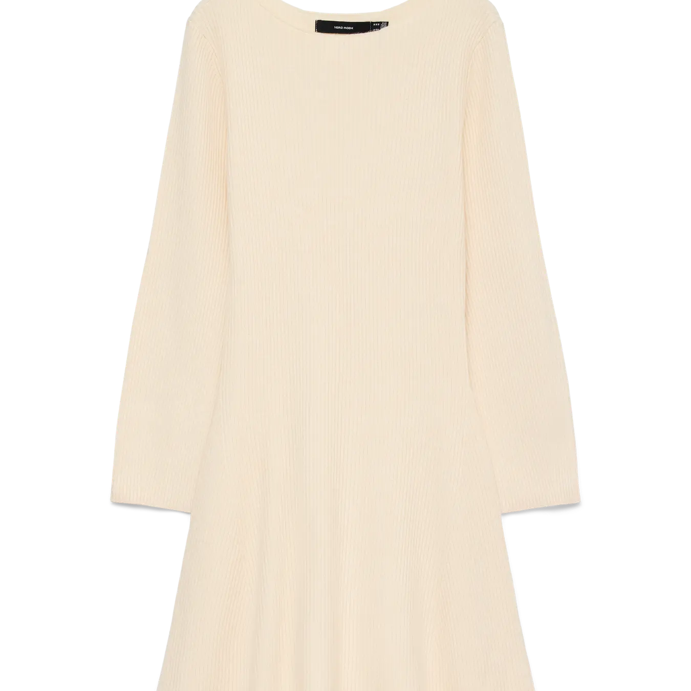 VM GOLD LUX RIBBED DRESS - BIRCH