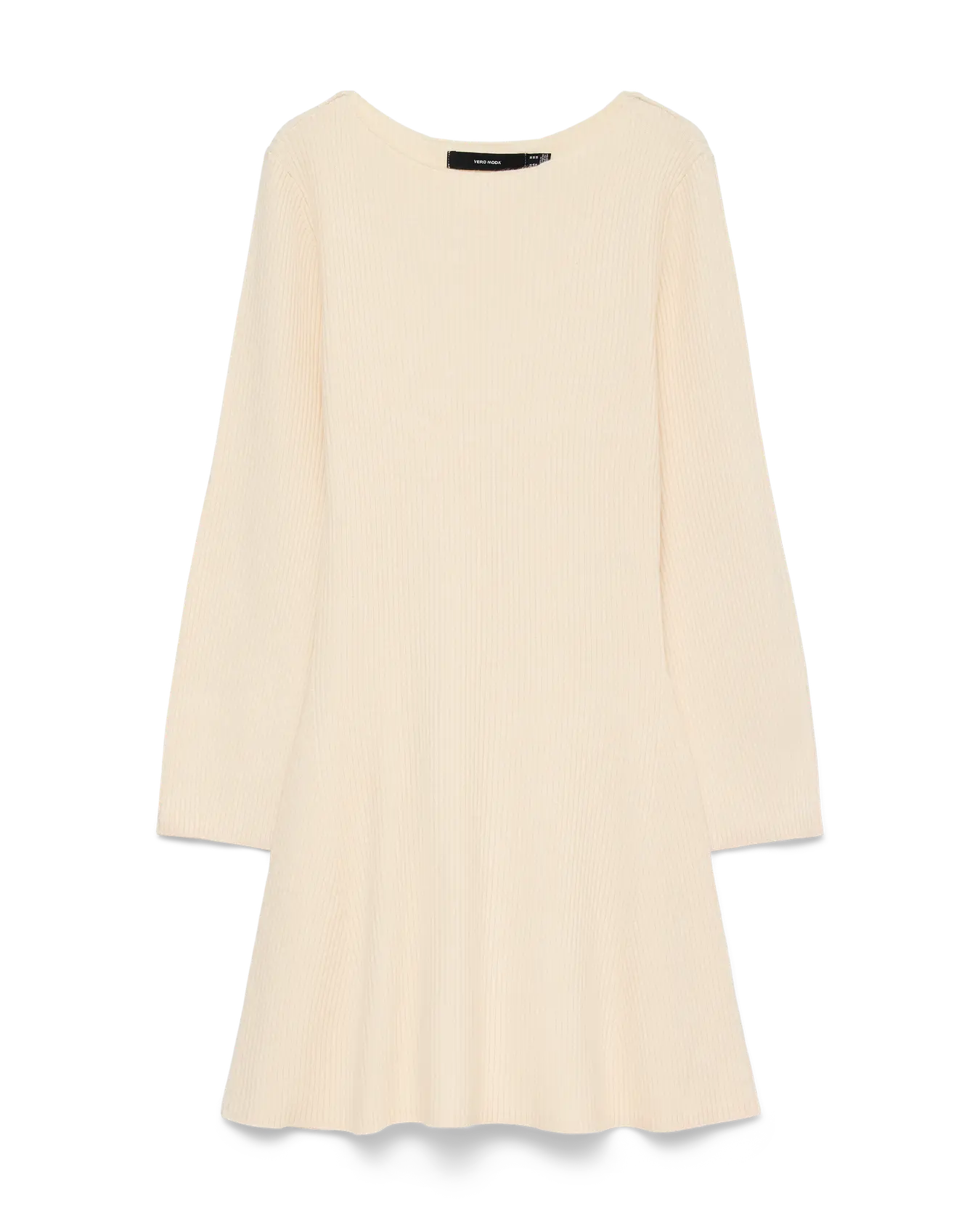 VM GOLD LUX RIBBED DRESS - BIRCH