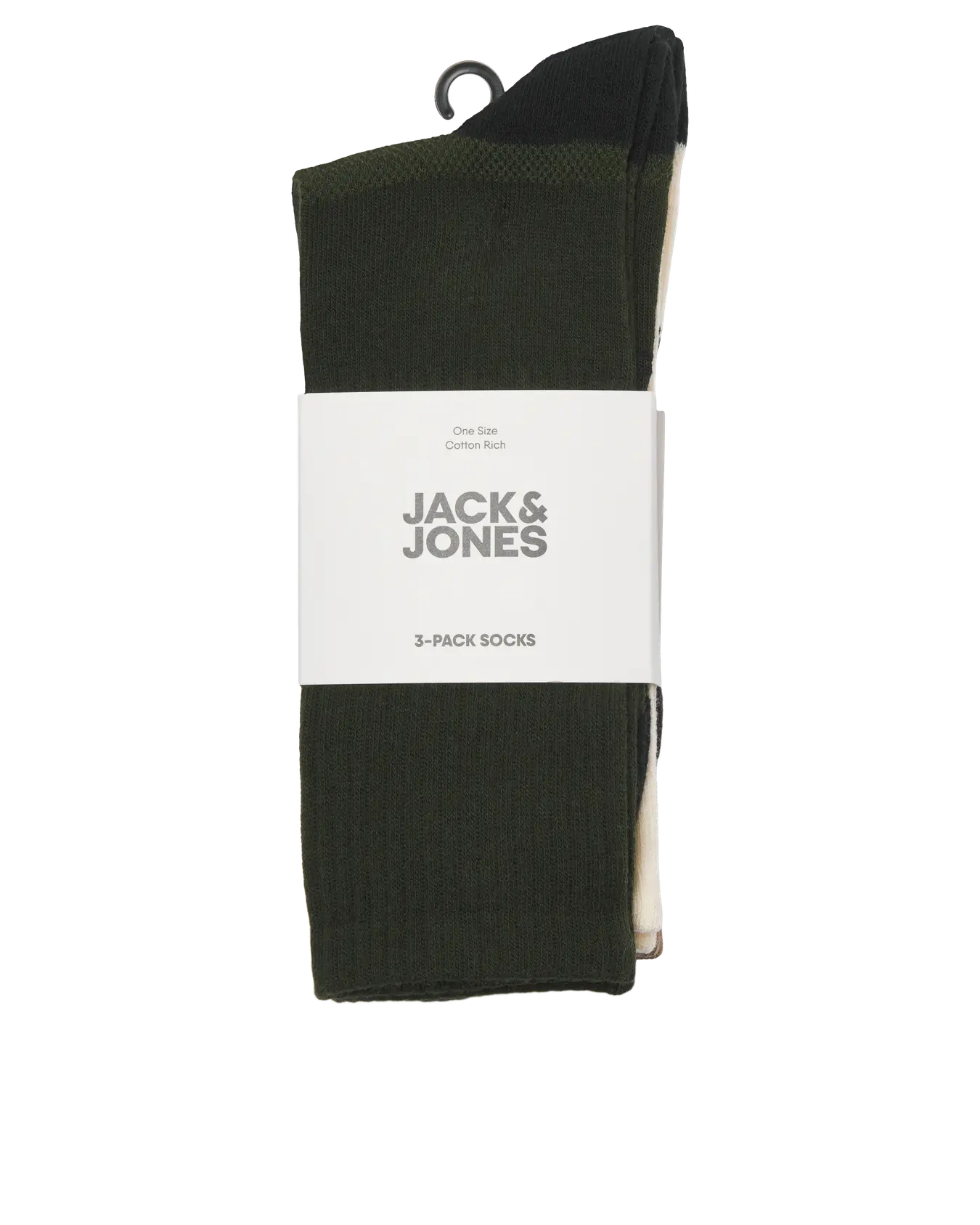 JACPITT 3PK TENNIS SOCK - MULTI