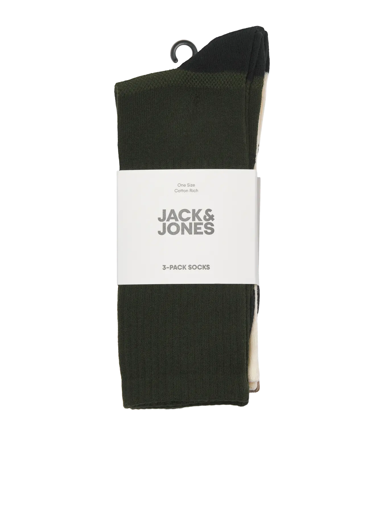 JACPITT 3PK TENNIS SOCK - MULTI