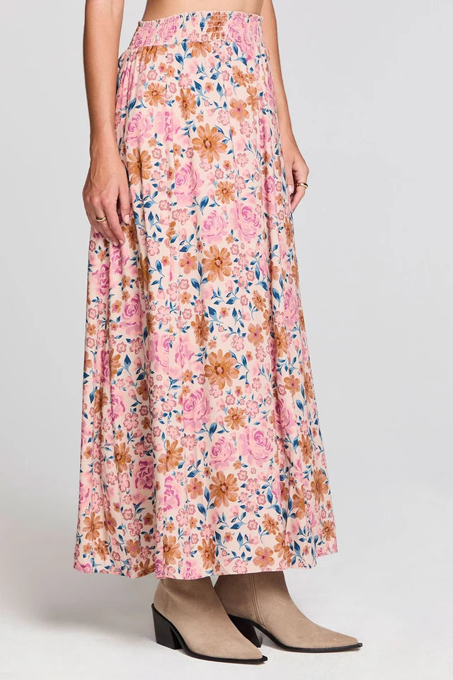 SALTWATER LUXE ROMMIE MIDI SKIRT - MULTI