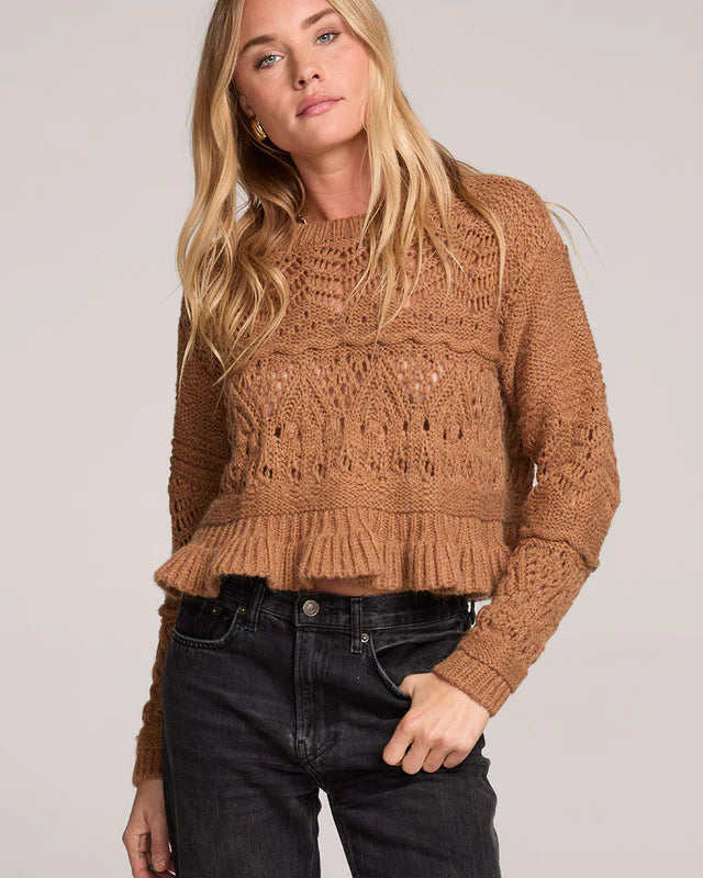 SALTWATER LUXE COCO SWEATER - CAMEL