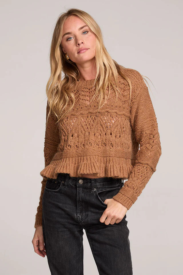 SALTWATER LUXE COCO SWEATER - CAMEL