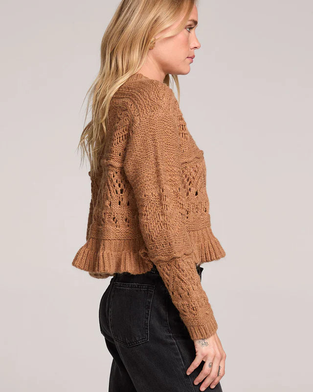 SALTWATER LUXE COCO SWEATER - CAMEL