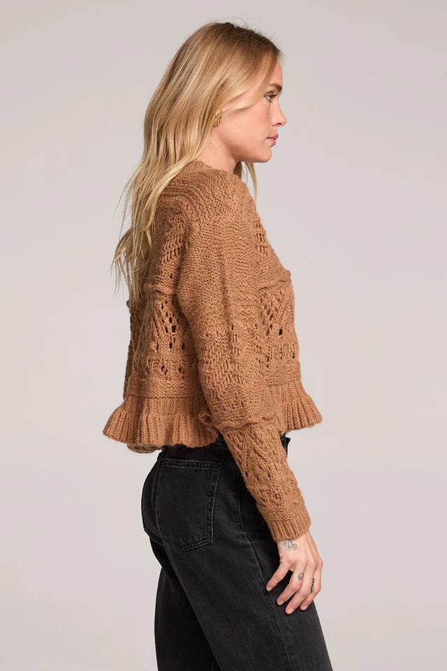 SALTWATER LUXE COCO SWEATER - CAMEL