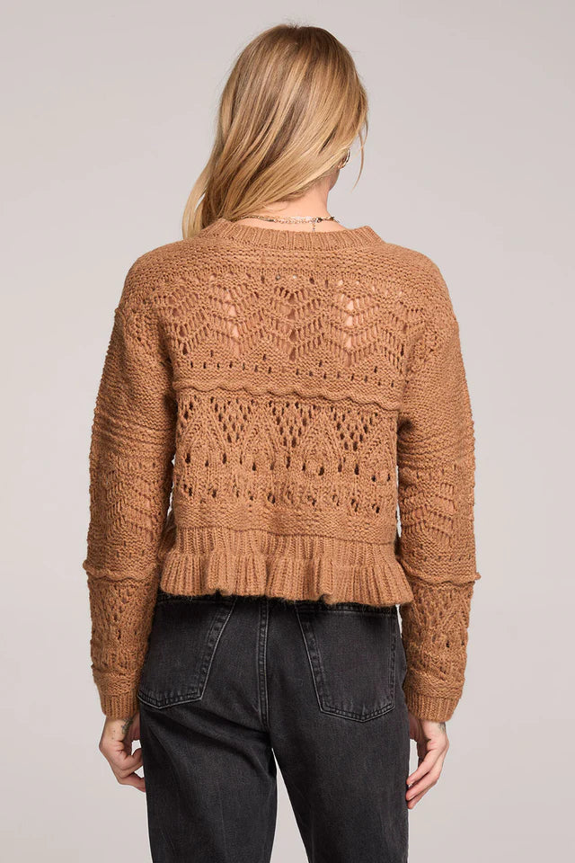 SALTWATER LUXE COCO SWEATER - CAMEL