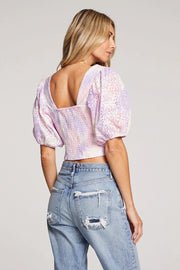 SALTWATER LUXE ASHBY TOP - LILAC / PINK