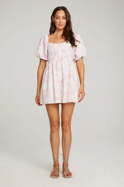 SALTWATER LUXE MOLLIE DRESS - LILAC/PINK