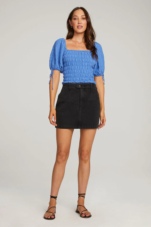 SALTWATER LUXE LEWIS TOP - PACIFIC