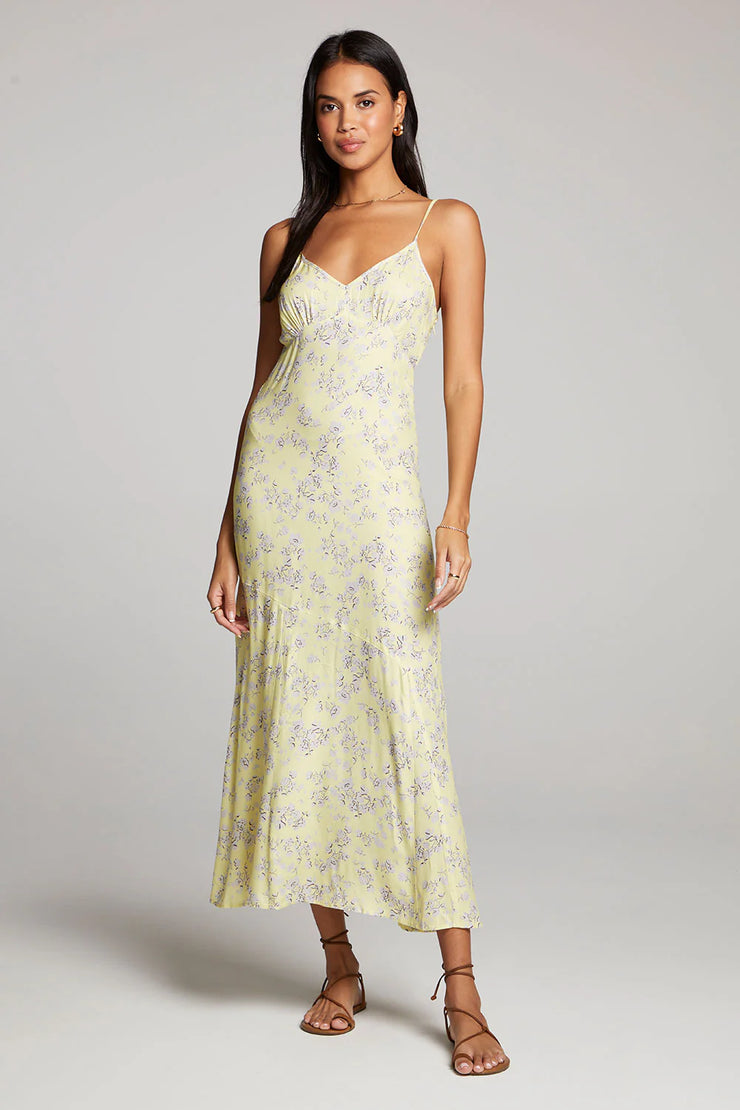 SALTWATER LUXE SHARICE DRESS - SUNGLOW