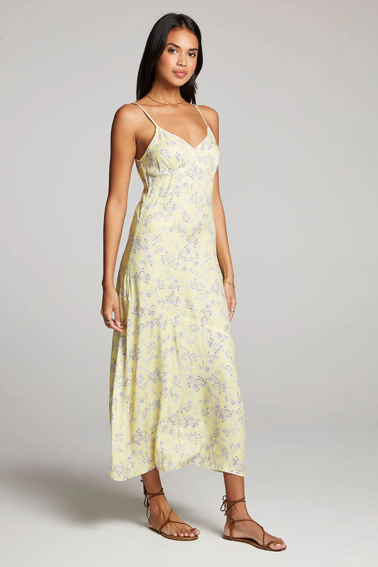 SALTWATER LUXE SHARICE DRESS - SUNGLOW