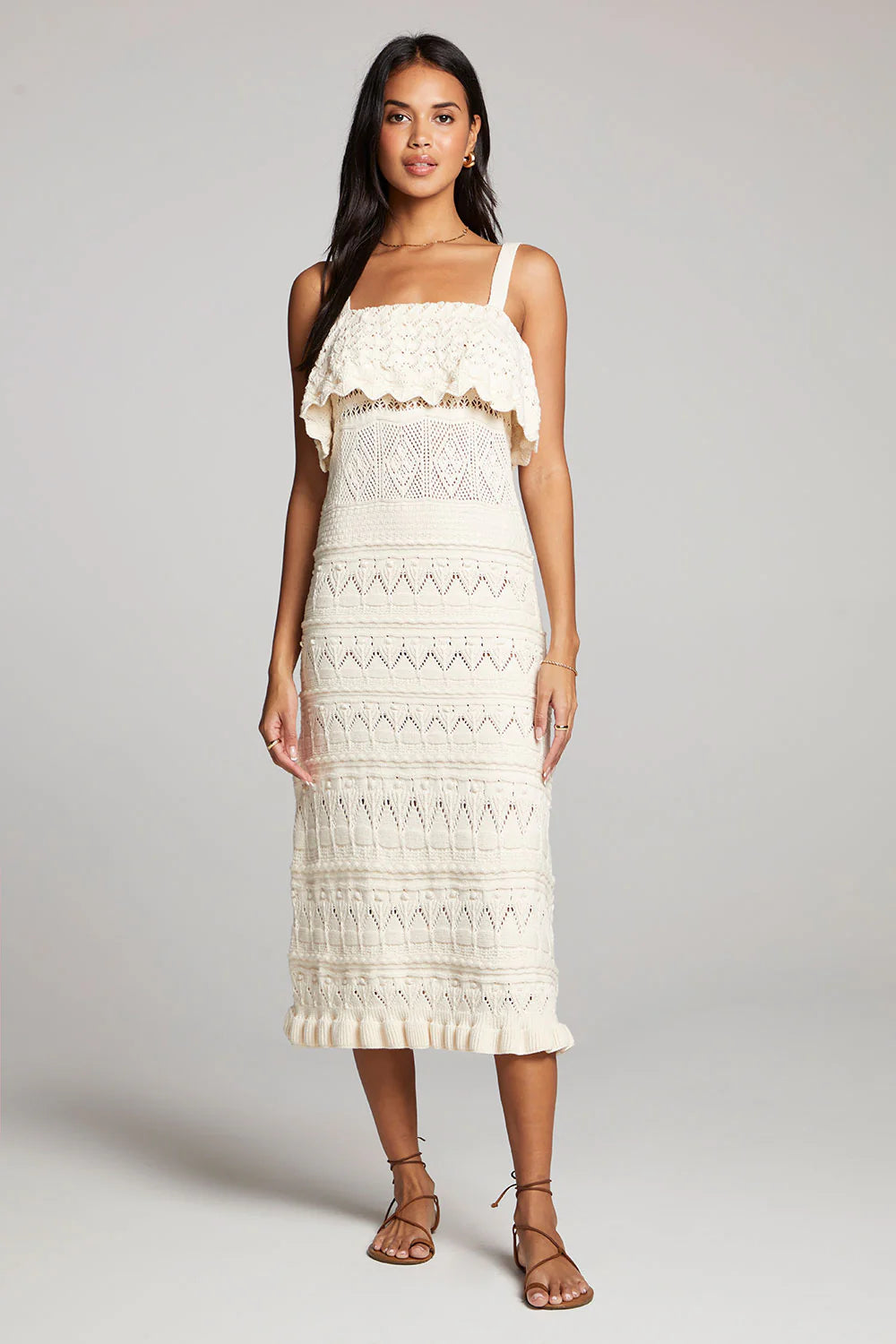 SALTWATER LUXE KENDRA DRESS - NATURAL