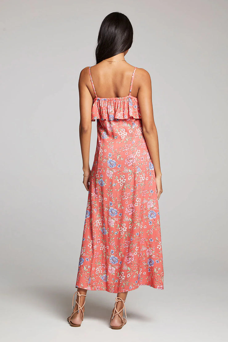 SALTWATER LUX VICTORYA MAXI DRESS - POPPY