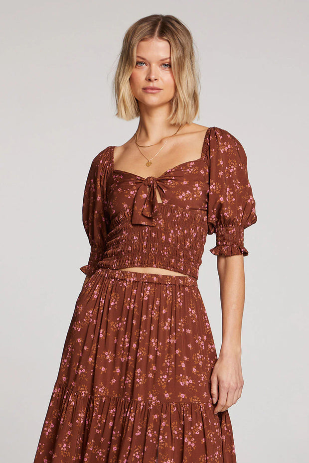 SALTWATER LUXE KARINGTON TOP - PECAN