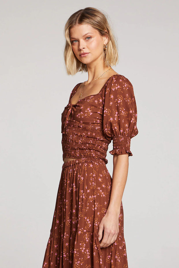 SALTWATER LUXE KARINGTON TOP - PECAN