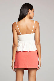 SALTWATER LUXE ADDY MINI SKIRT - POPPY