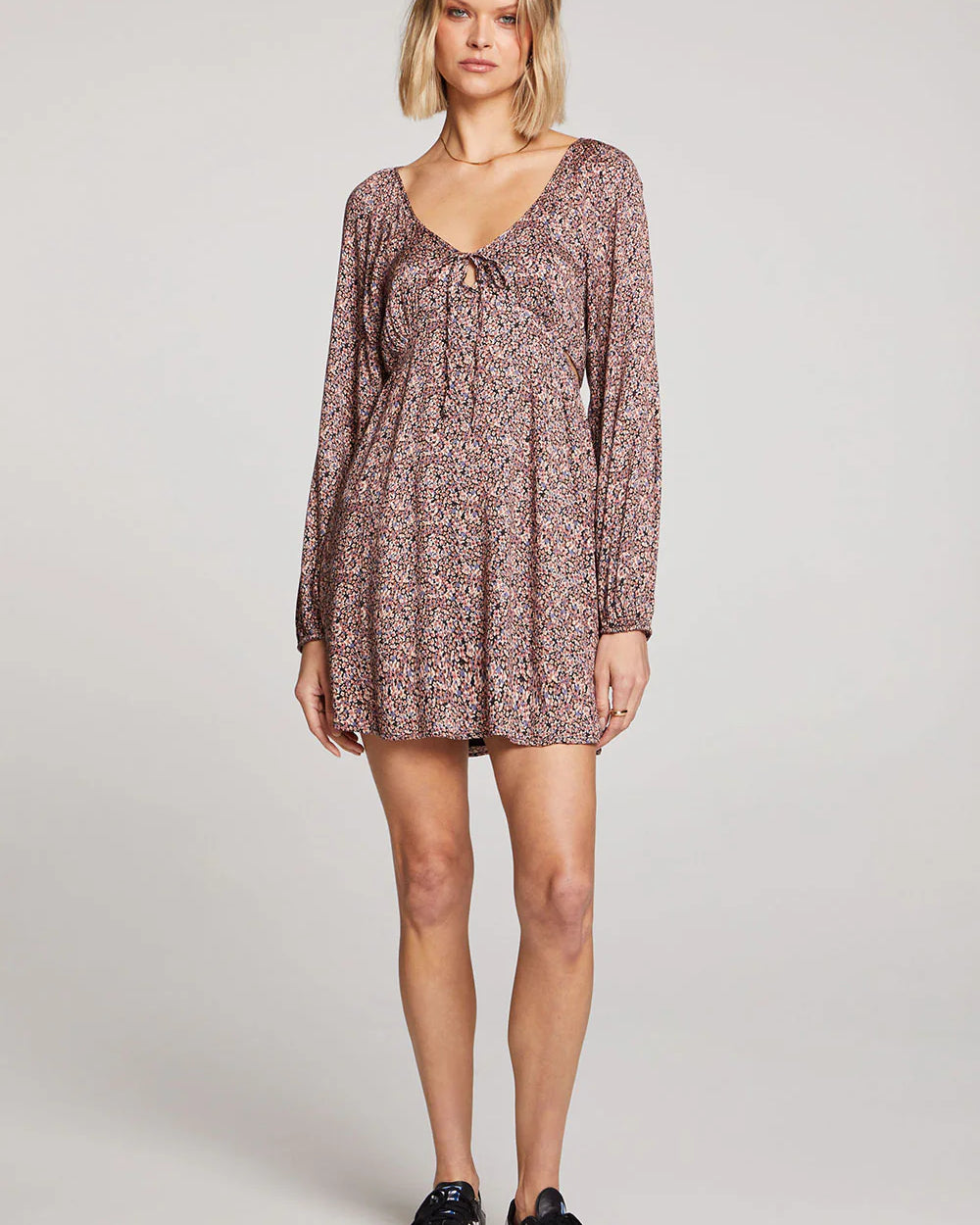 SALTWATER LUXE CLOVER MINI DRESS - MULTI