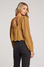 SALTWATER LUXE CALLEN TOP - OLIVE