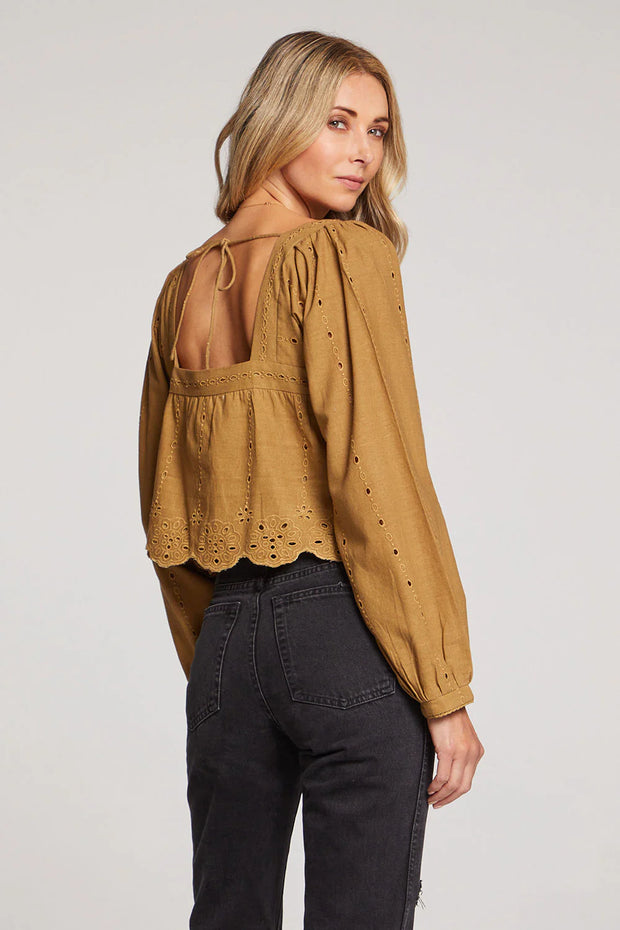 SALTWATER LUXE CALLEN TOP - OLIVE