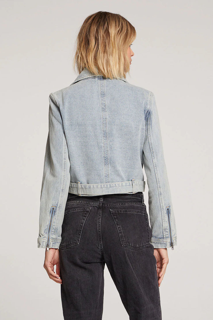 SALTWATER LUXE STELLA JACKET - STONEWASH DENIM