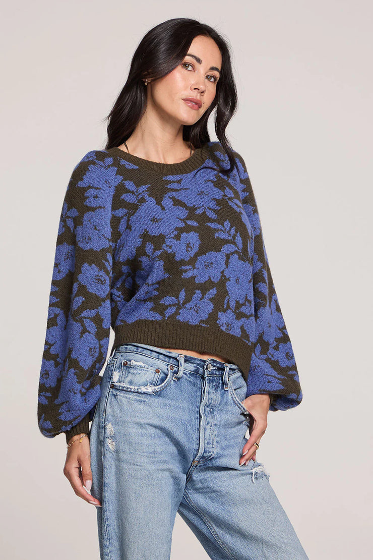 SALTWATER LUXE NOBLE SWEATER - COBALT