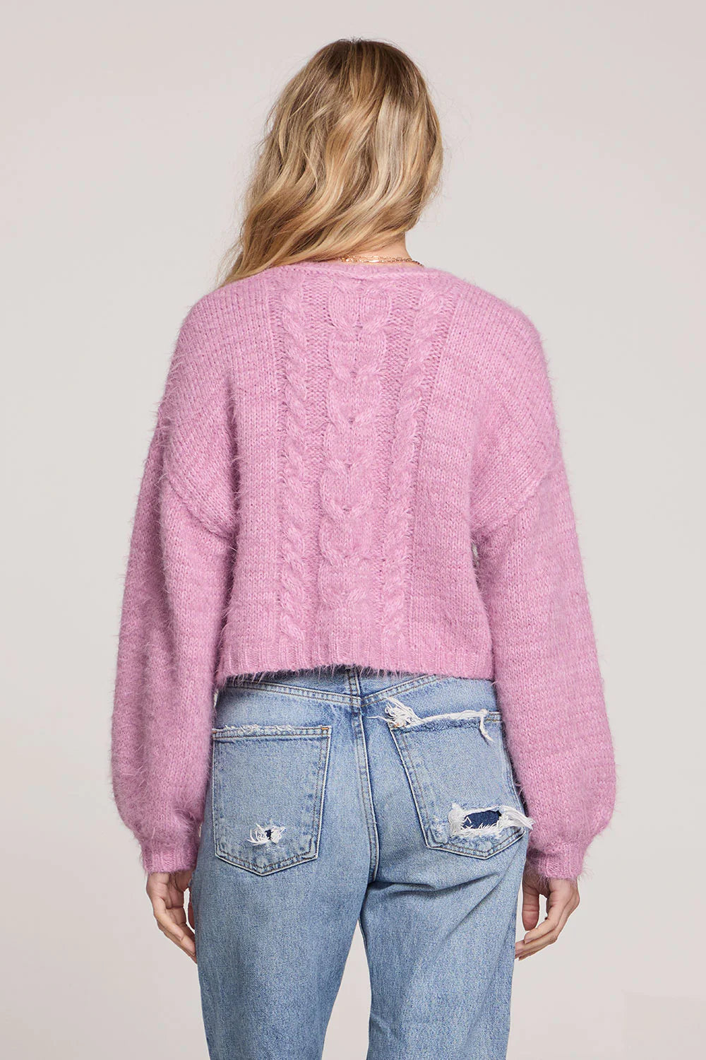 * PRE ORDER * SALTWATER LUXE AIMEE CARDIGAN - ORCHID