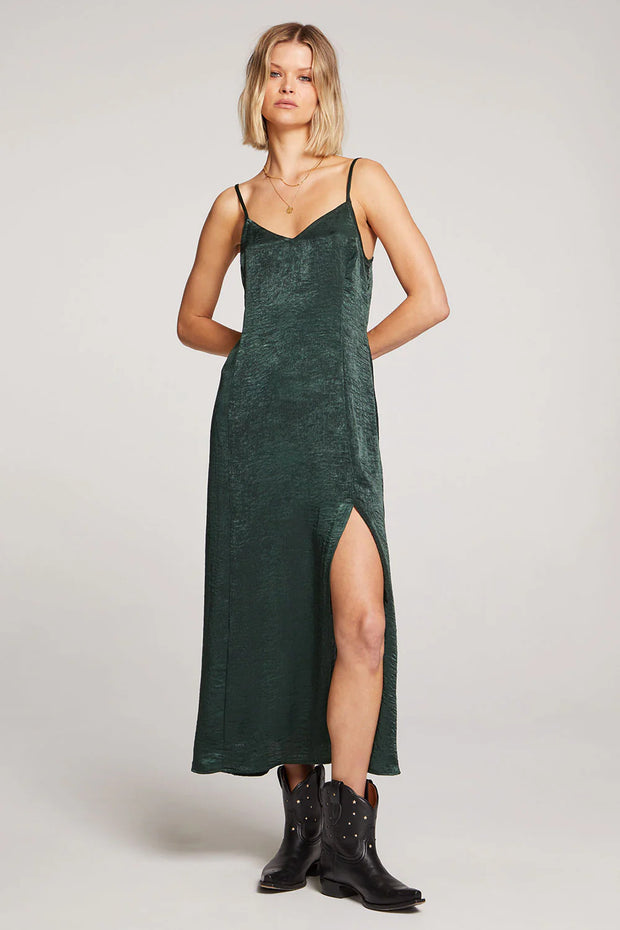 SALTWATER LUXE ISABELLA MIDI DRESS - TWILIGHT