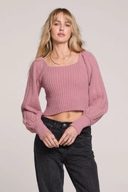 SALTWATER LUXE MARLEY SWEATER - MAUVE