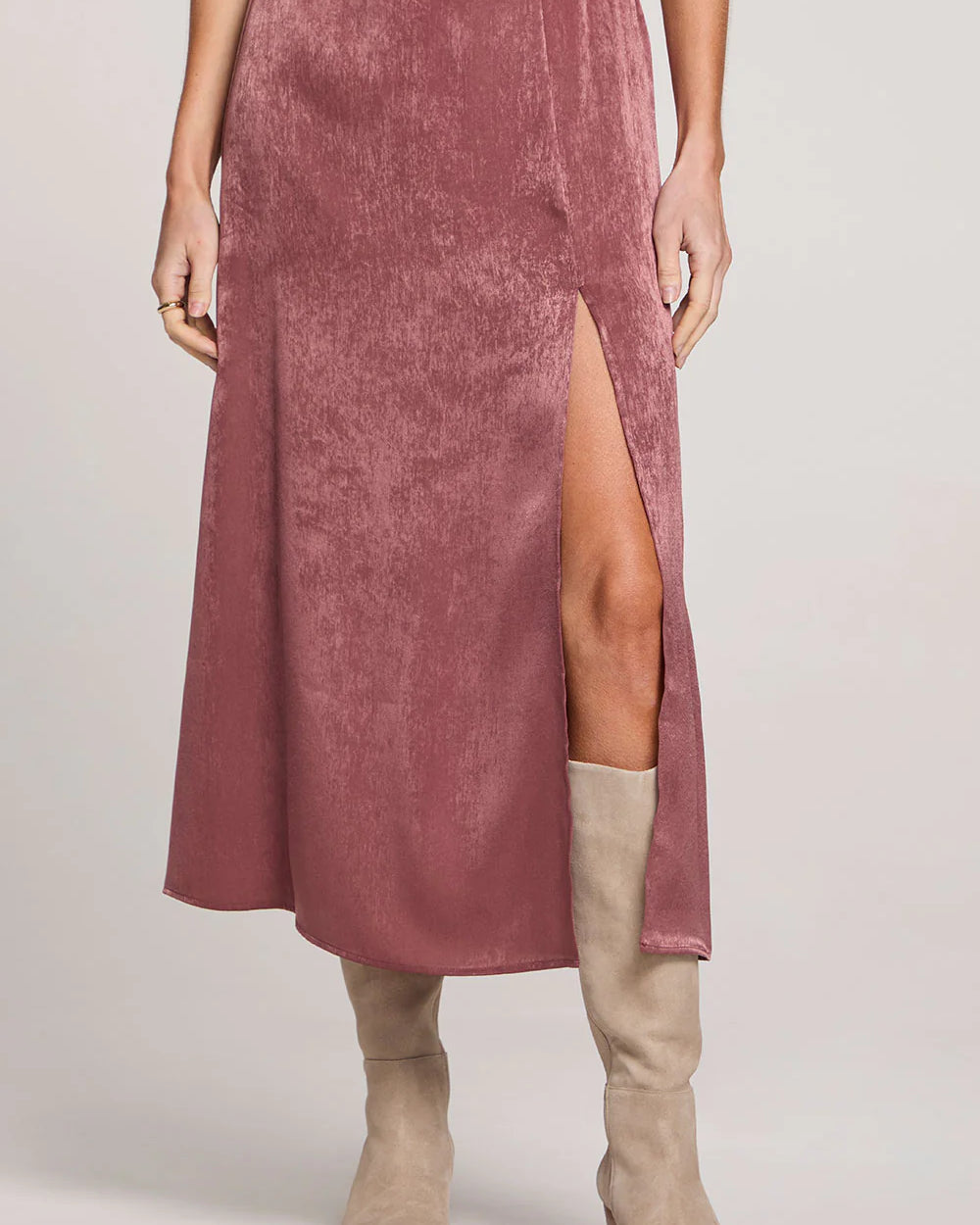 SALTWATER LUXE NARISSA SKIRT - SANGRIA