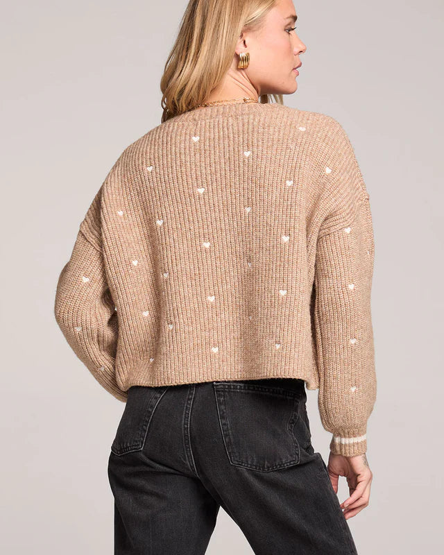 SALTWATER LUXE CHARMER SWEATER - MOCHA