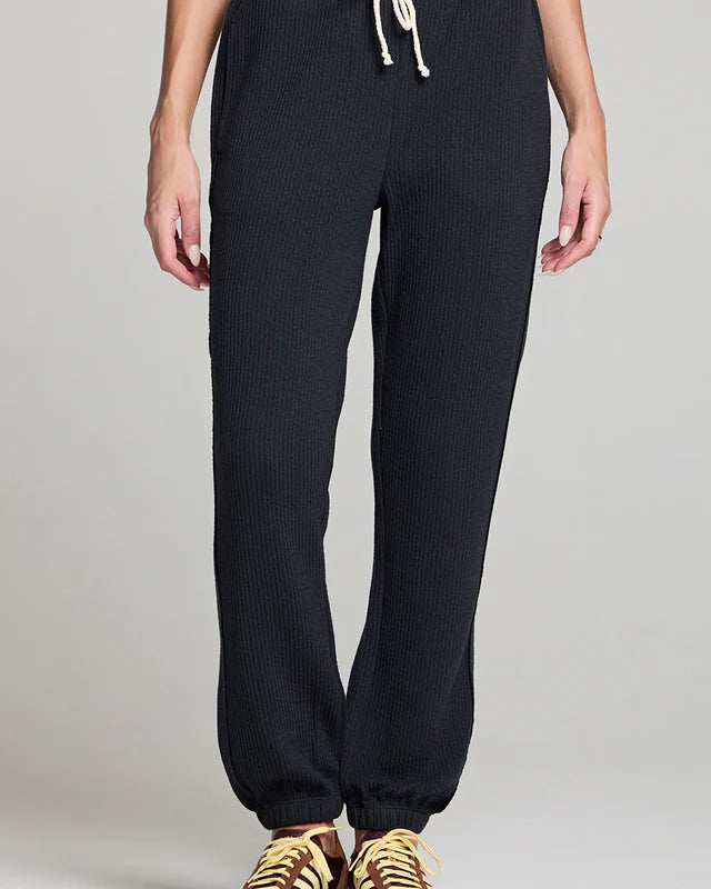 SALTWATER LUXE PULL ON JOGGER - BLACK
