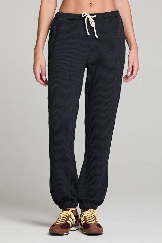 SALTWATER LUXE PULL ON JOGGER - BLACK
