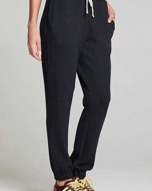 SALTWATER LUXE PULL ON JOGGER - BLACK