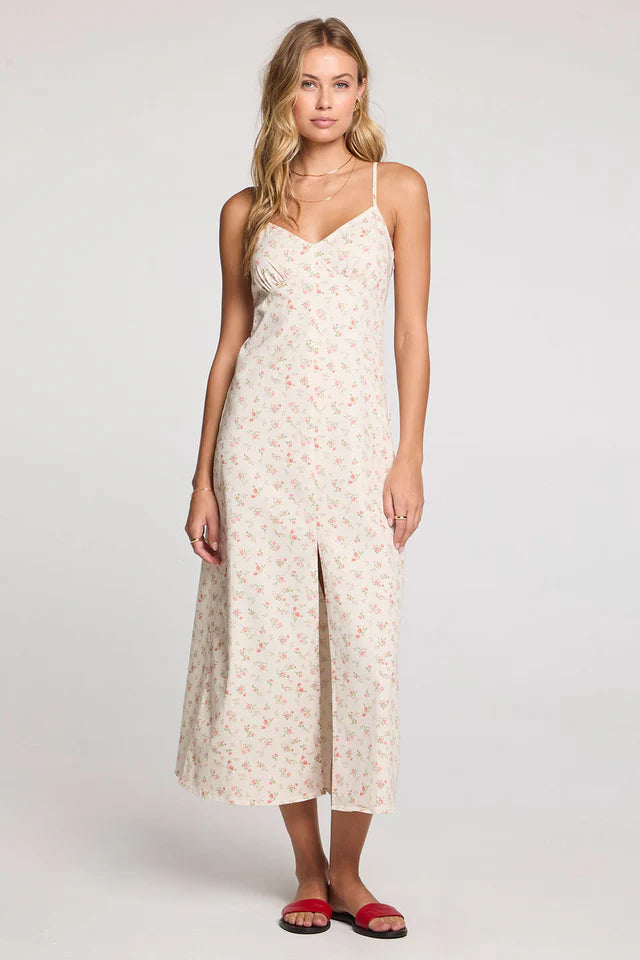 SALTWATER LUXE ELOWIN MIDI DRESS - IVORY