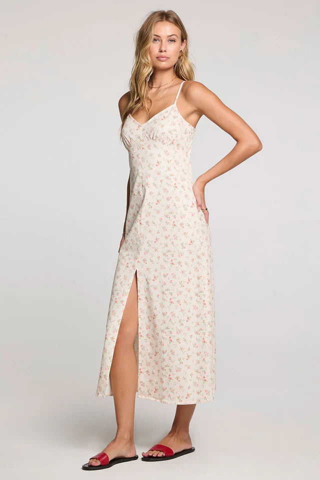 SALTWATER LUXE ELOWIN MIDI DRESS - IVORY