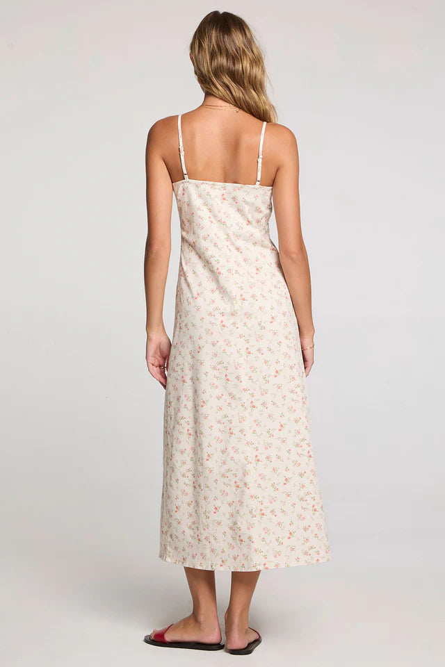 SALTWATER LUXE ELOWIN MIDI DRESS - IVORY
