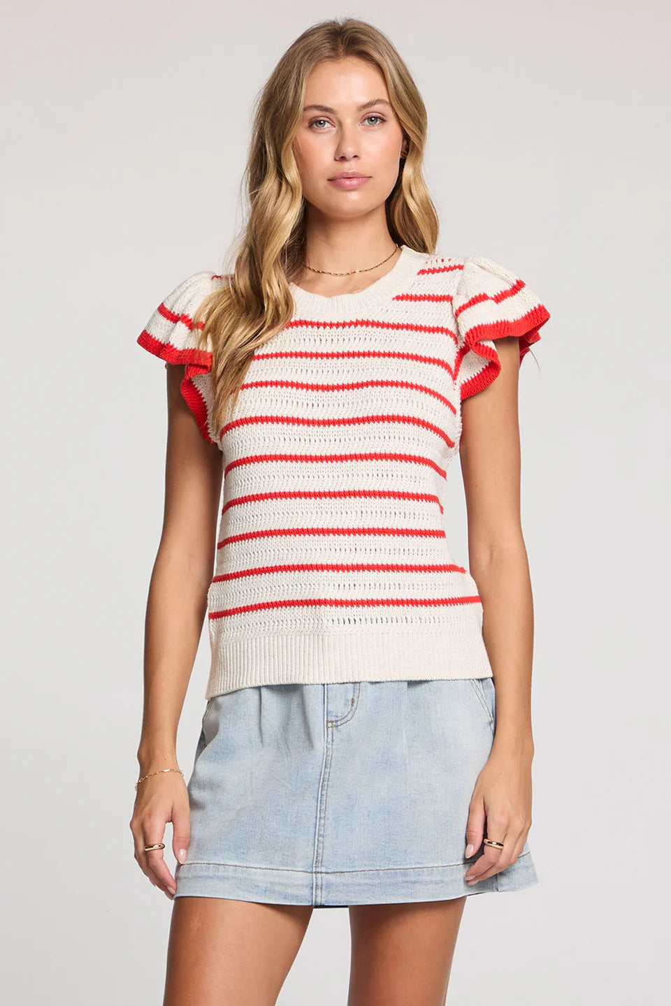 SALTWATER LUXE GRACYN TOP - RUBY