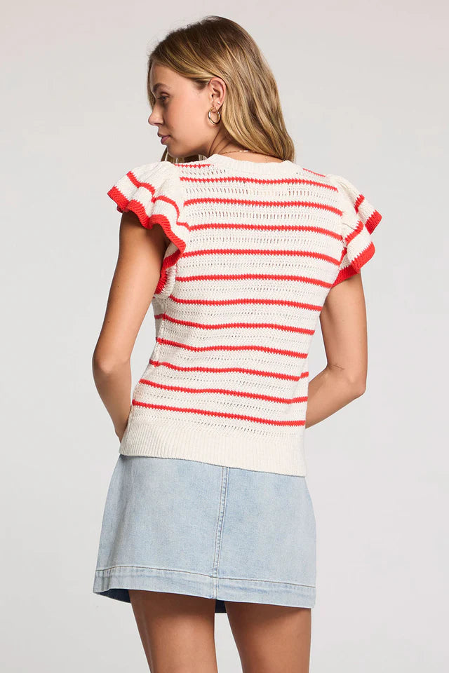 SALTWATER LUXE GRACYN TOP - RUBY