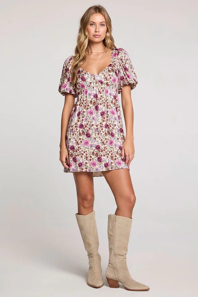 SALTWATER LUXE BREELYN MINI DRESS - MULTI