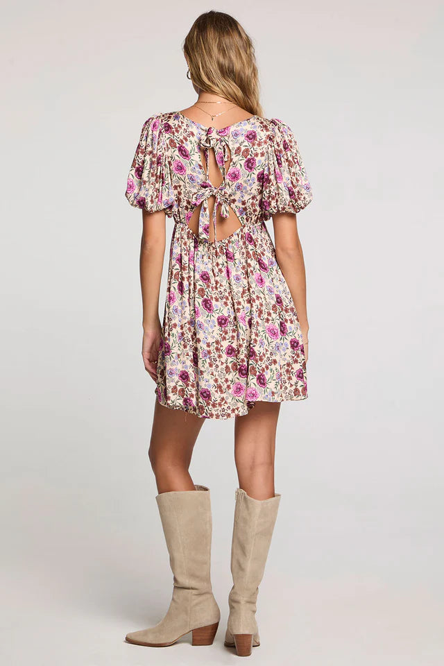 SALTWATER LUXE BREELYN MINI DRESS - MULTI