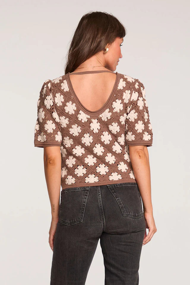 SALTWATER LUXE EMMA SWEATER - MOCHA