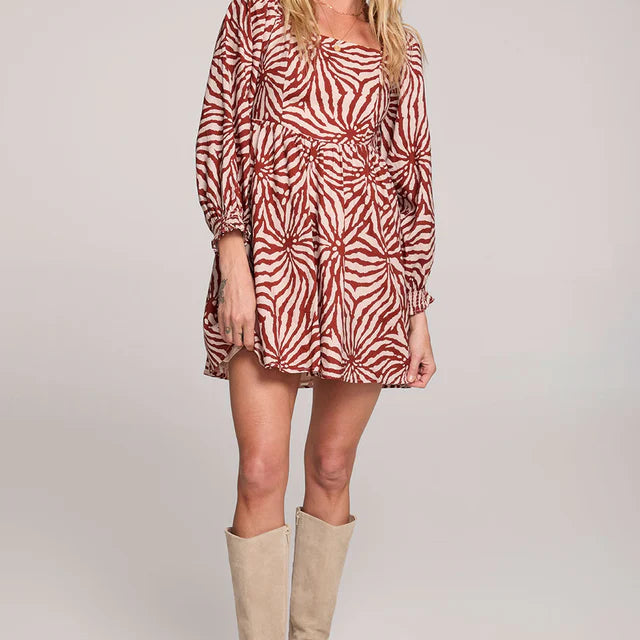 SALTWATER LUXE AMBRE DRESS - RUSTIC