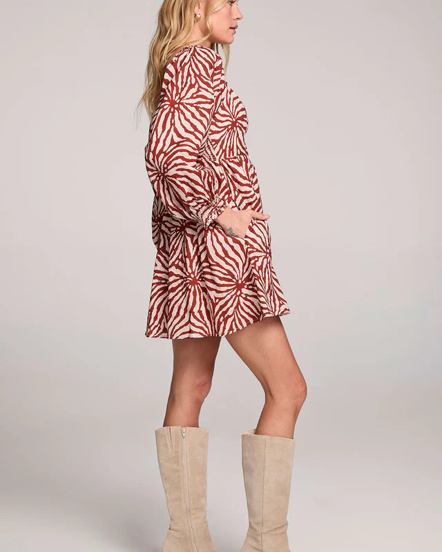 SALTWATER LUXE AMBRE DRESS - RUSTIC