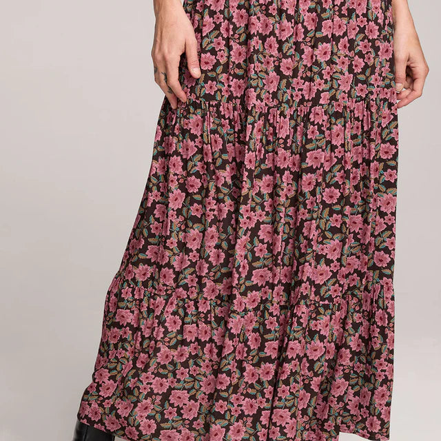 SALTWATER LUXE VERONA MIDI SKIRT - MULTI