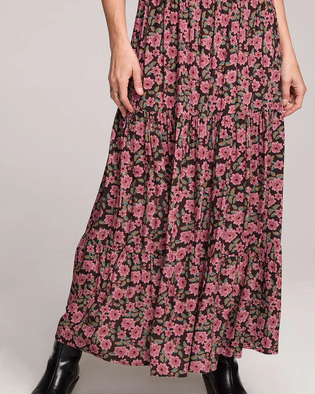 SALTWATER LUXE VERONA MIDI SKIRT - MULTI