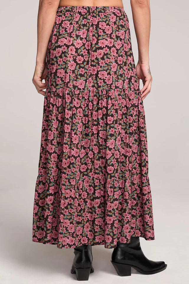 SALTWATER LUXE VERONA MIDI SKIRT - MULTI