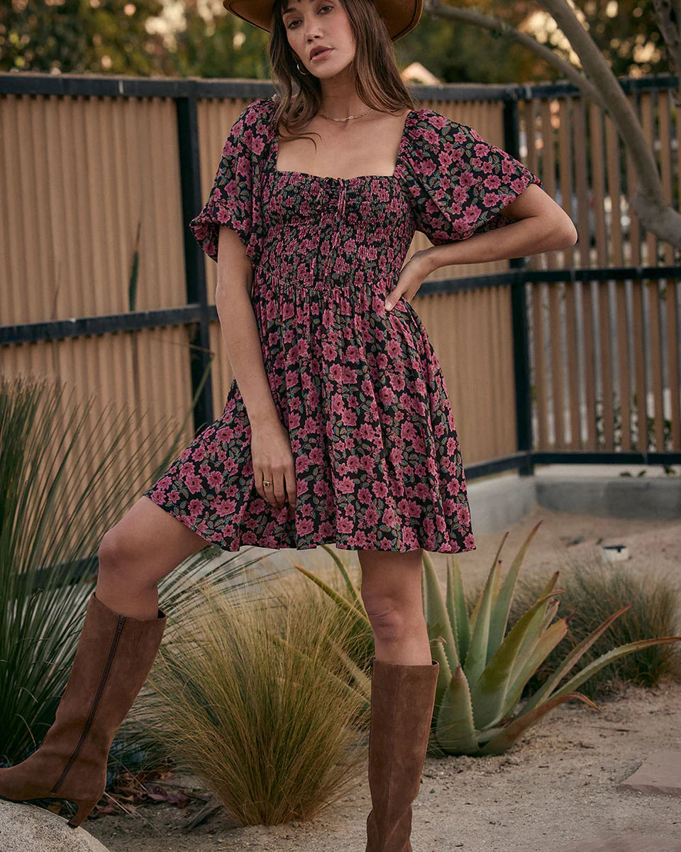 SALTWATER LUXE LUCILLE MINI DRESS - MULTI