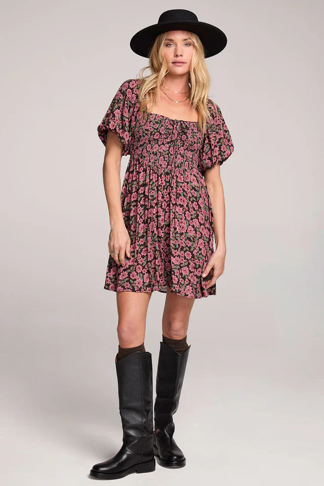 SALTWATER LUXE LUCILLE MINI DRESS - MULTI