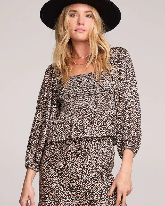 SALTWATER LUXE LELANI TOP - LEOPARD