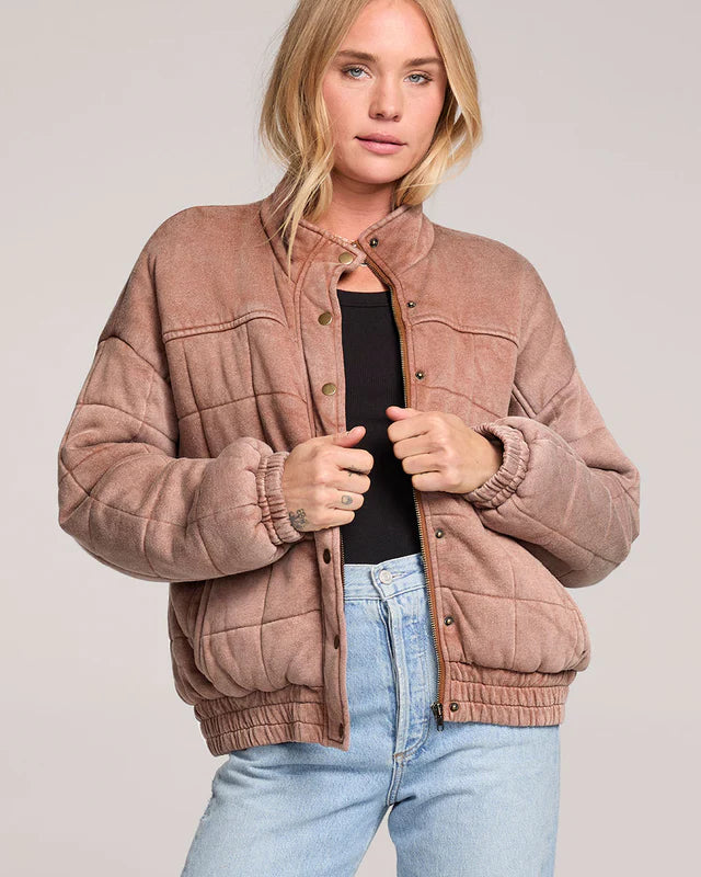 SALTWATER LUXE LEVY JACKET - CAMEL